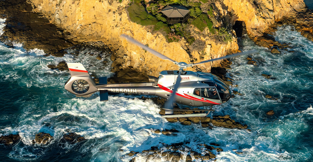 Take in the breathtaking sights of Coastal California on a thrilling helicopter tour.