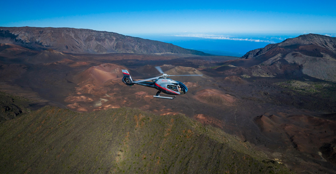 Experience a Maui volcano and Hana Rainforest helicopter tour