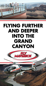 Grand Canyon sightseeing flights with Maverick Helicopter - Click Here