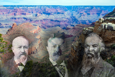 Explore the historical figures of the Grand Canyon, from Clarence Dutton to President Roosevelt