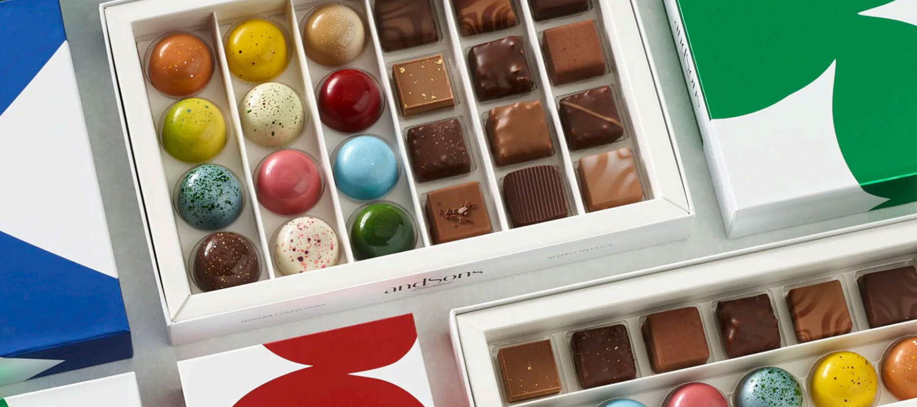 Handcrafted andSons chocolate bon-bons from Beverly Hills