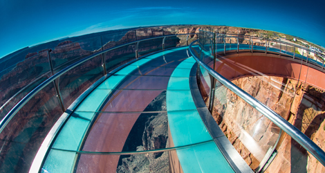 Express Flight to the Skywalk located at Grand Canyon West