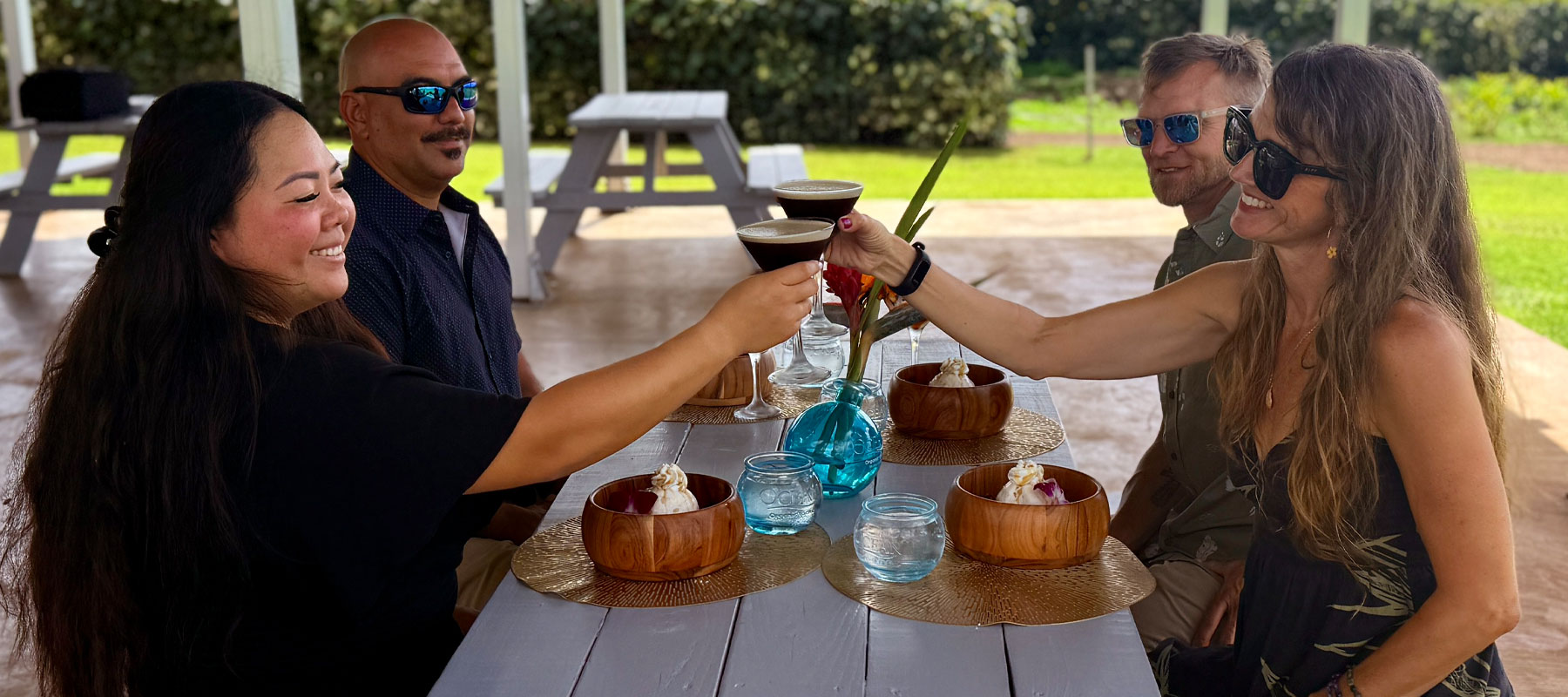 Guests enjoying Ocean Vodka experience