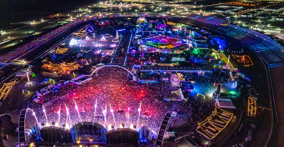 Electric Daisy Carnival helicopter shuttle