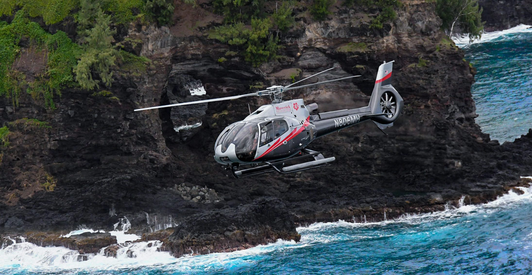 Experience a journey of a lifetime on a helicopter over Maui