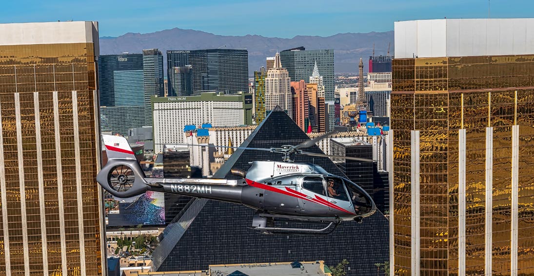 A Vegas Strip tour with Maverick Helicopters