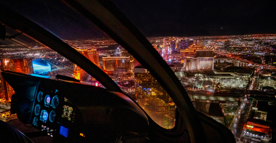 See Las Vegas from a different perspective - the sky - on a Maverick Helicopter tour