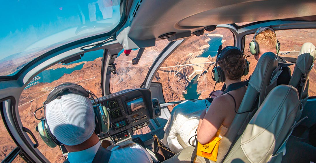 Take flight on your special day over the Hoover Dam as you head to the Grand Canyon